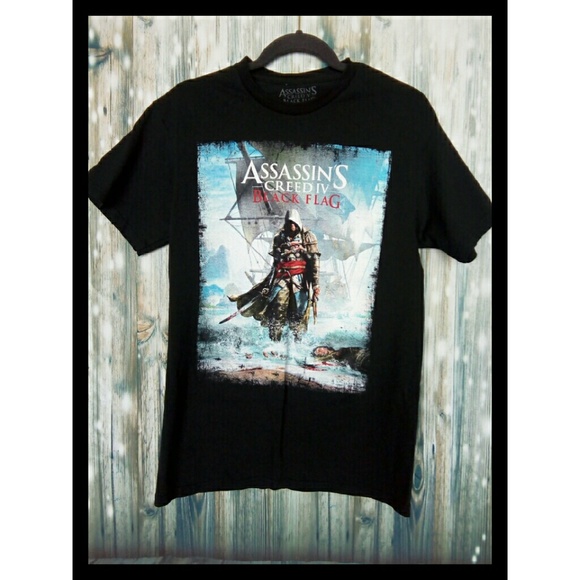 assassin's creed black flag t shirt